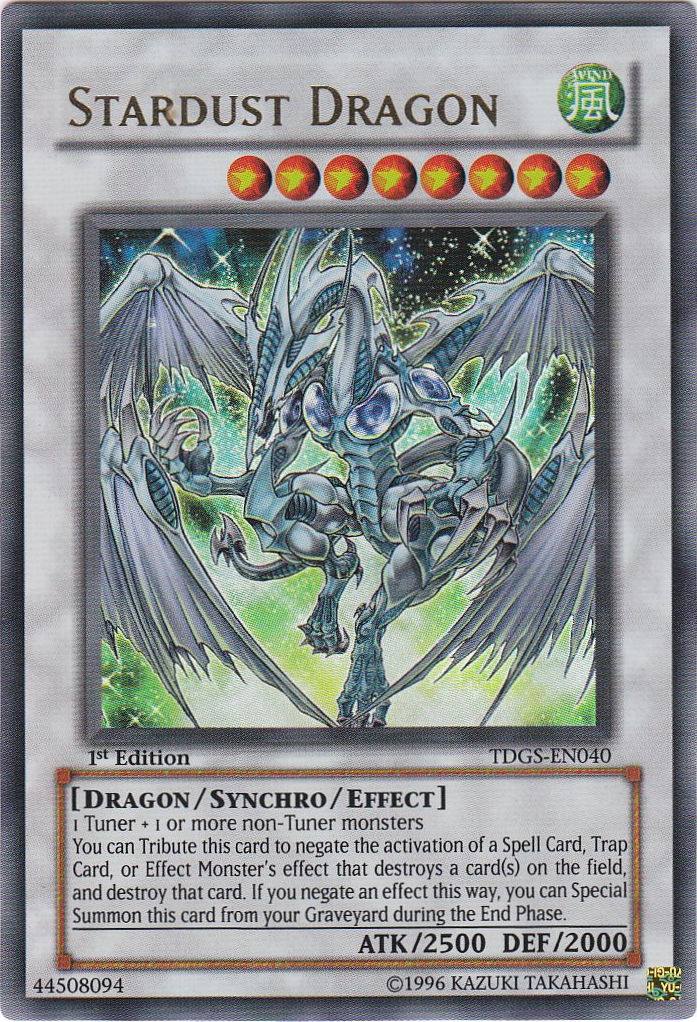 Stardust Dragon [TDGS-EN040] Ultra Rare | Clutch Gaming