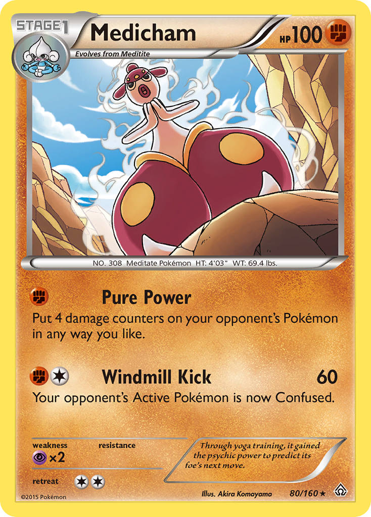 Medicham (80/160) [XY: Primal Clash] | Clutch Gaming