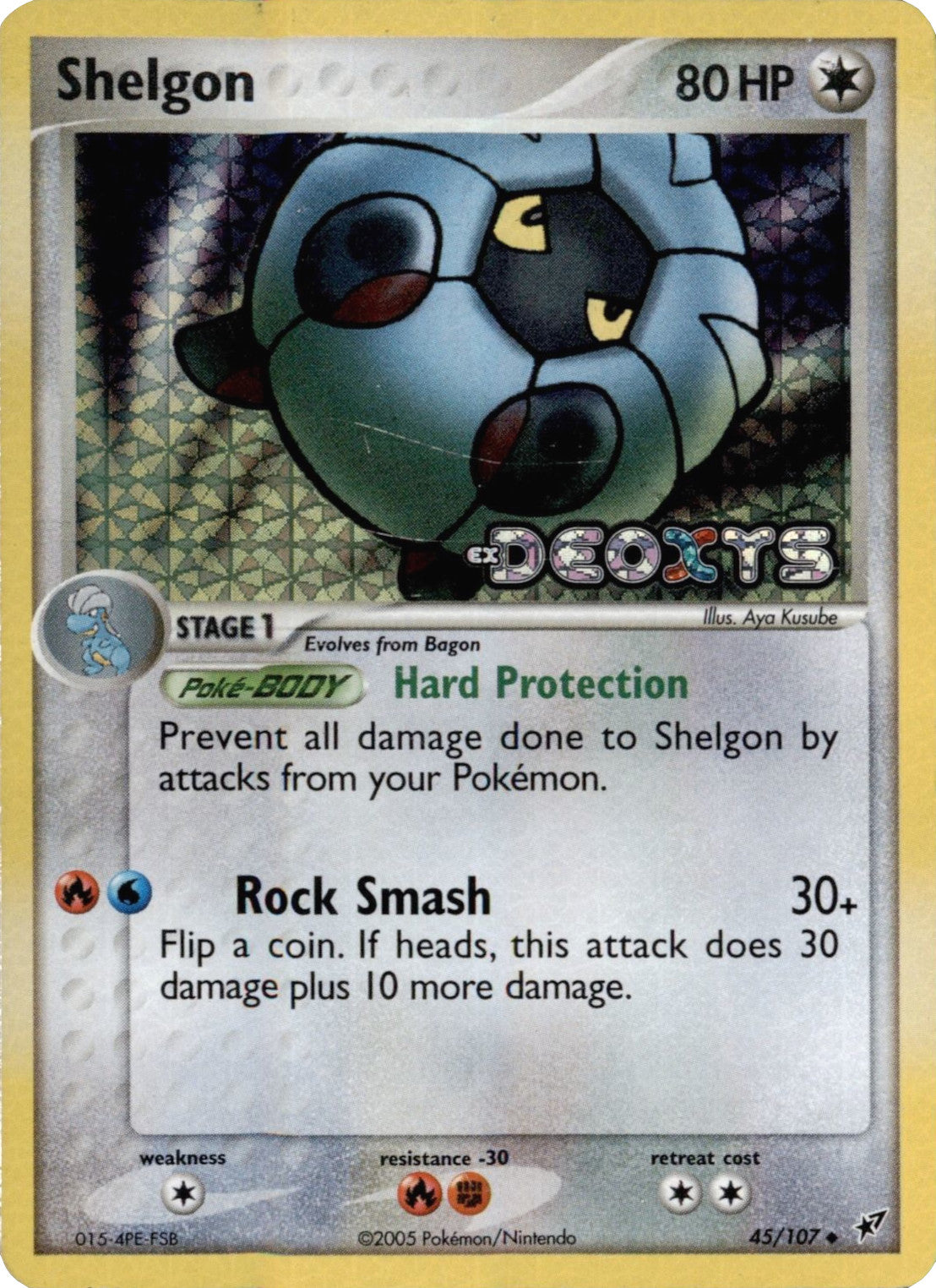 Shelgon (45/107) (Stamped) [EX: Deoxys] | Clutch Gaming