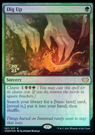 Dig Up [Innistrad: Crimson Vow Prerelease Promos] | Clutch Gaming