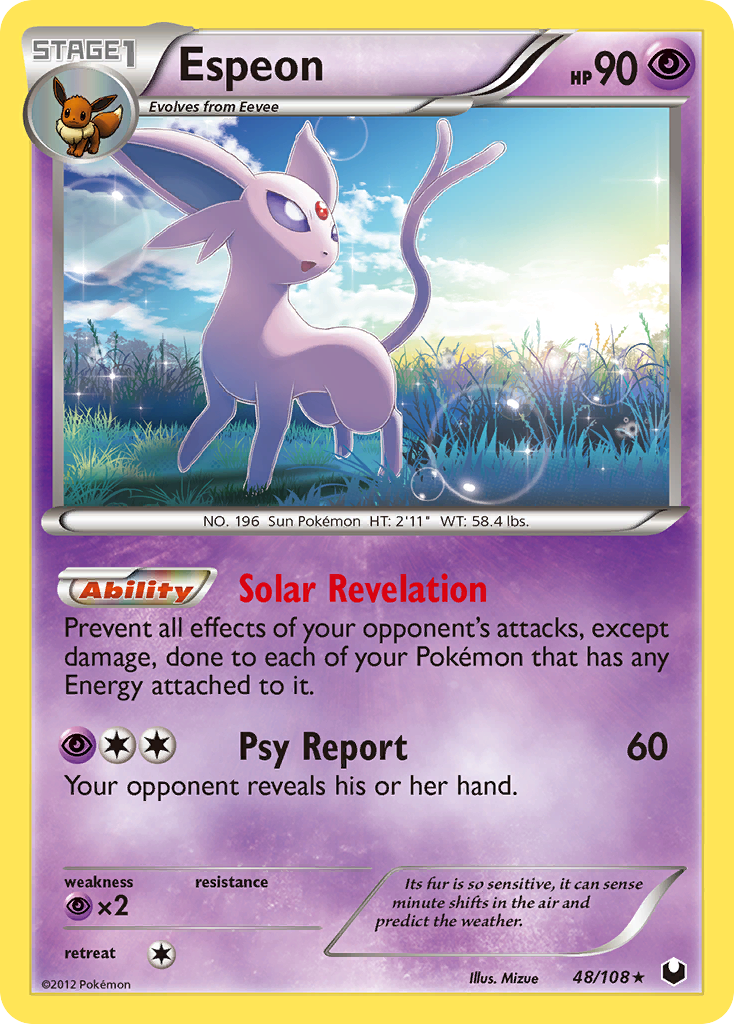 Espeon (48/108) [Black & White: Dark Explorers] | Clutch Gaming