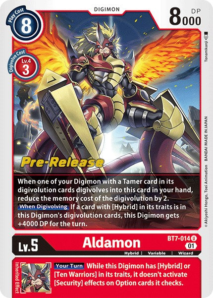 Aldamon [BT7-014] [Next Adventure Pre-Release Cards] | Clutch Gaming