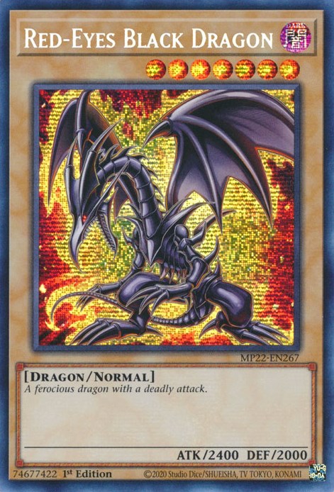 Red-Eyes Black Dragon [MP22-EN267] Prismatic Secret Rare | Clutch Gaming