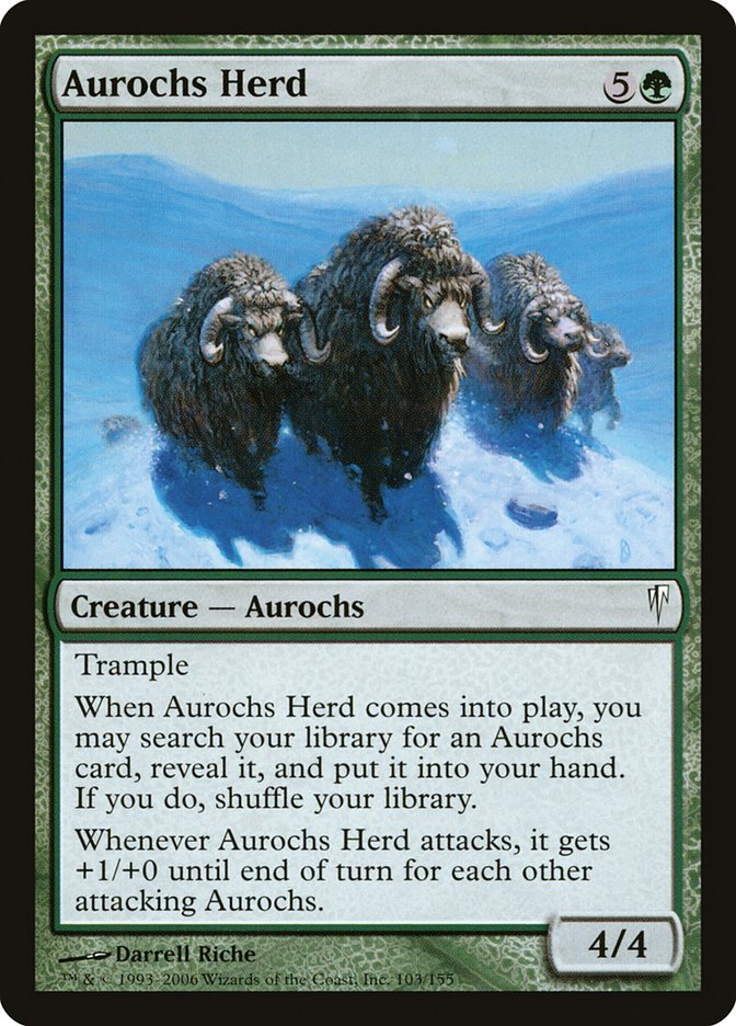 Aurochs Herd [Coldsnap] | Clutch Gaming