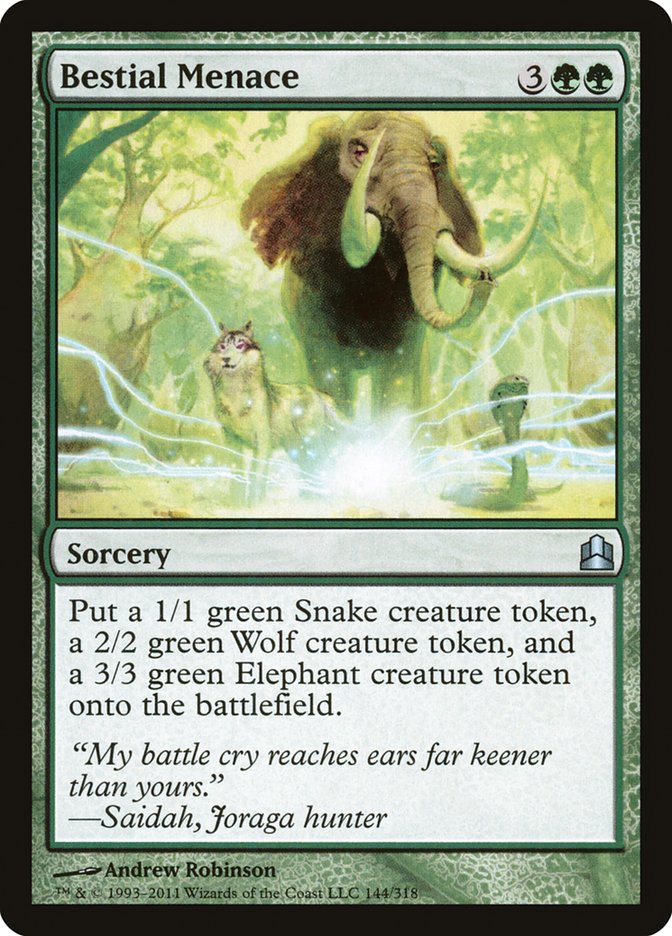 Bestial Menace [Commander 2011] | Clutch Gaming