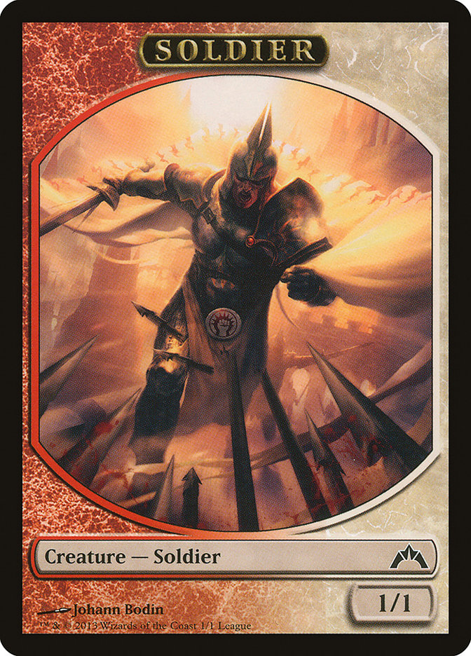 Soldier Token (Johann Bodin) [League Tokens 2013] | Clutch Gaming