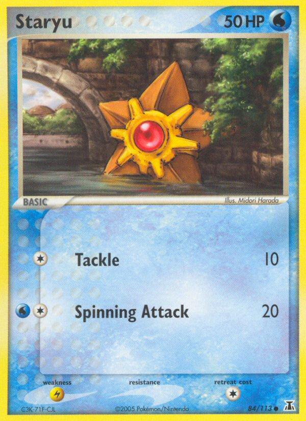 Staryu (84/113) [EX: Delta Species] | Clutch Gaming