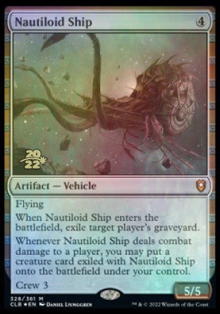 Nautiloid Ship [Commander Legends: Battle for Baldur's Gate Prerelease Promos] | Clutch Gaming