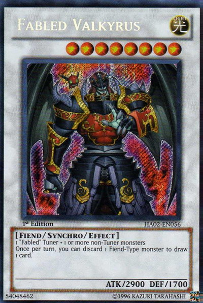 Fabled Valkyrus [HA02-EN056] Secret Rare | Clutch Gaming