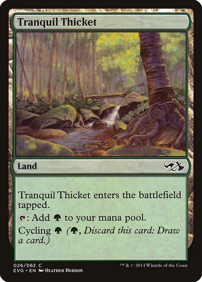 Tranquil Thicket (Elves vs. Goblins) [Duel Decks Anthology] | Clutch Gaming