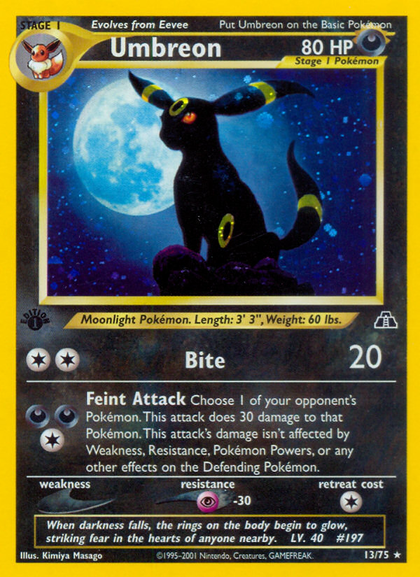 Umbreon (13/75) [Neo Discovery 1st Edition] | Clutch Gaming