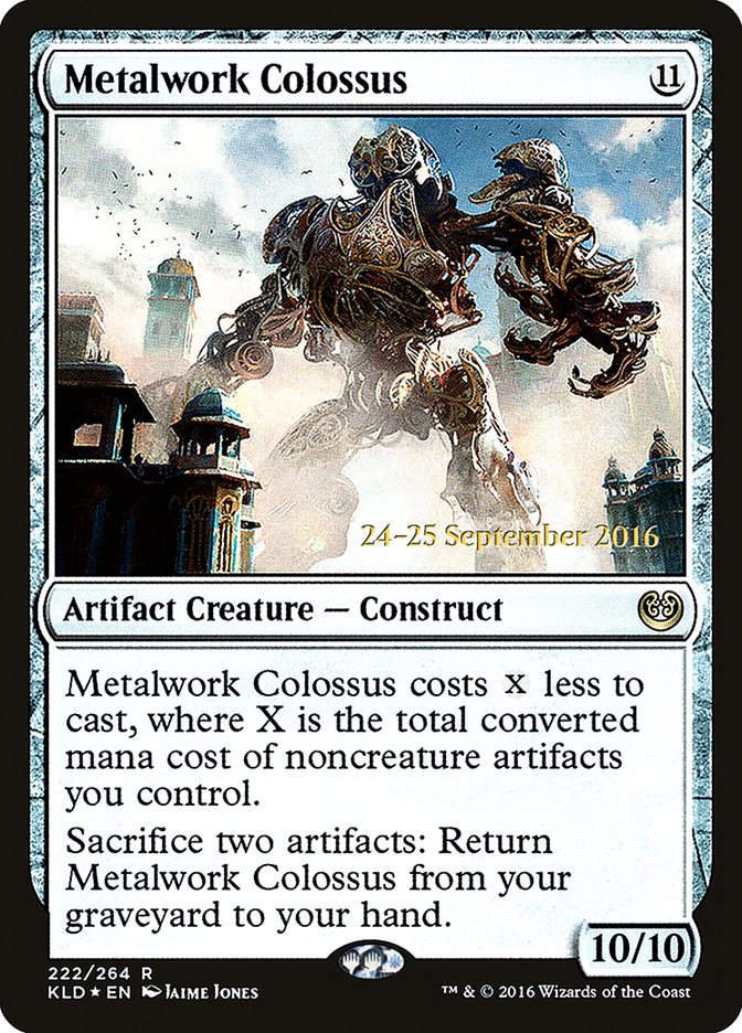 Metalwork Colossus [Kaladesh Prerelease Promos] | Clutch Gaming