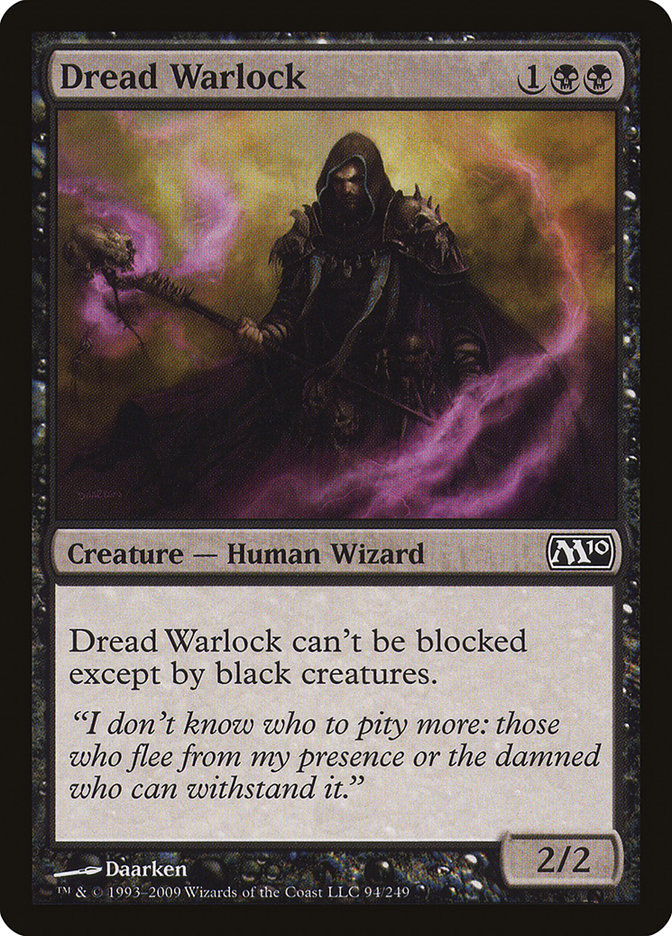 Dread Warlock [Magic 2010] | Clutch Gaming