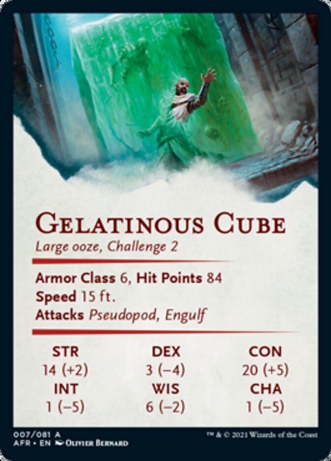 Gelatinous Cube Art Card [Dungeons & Dragons: Adventures in the Forgotten Realms Art Series] | Clutch Gaming