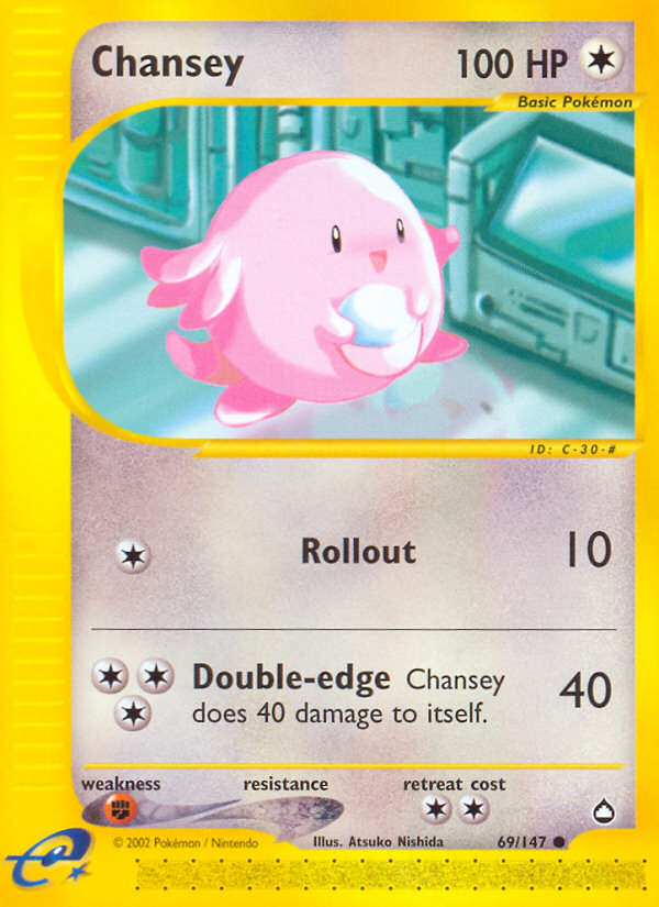 Chansey (69/147) [Aquapolis] | Clutch Gaming