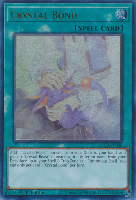 Crystal Bond [SDCB-EN046] Ultra Rare | Clutch Gaming