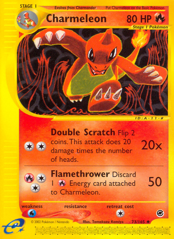 Charmeleon (73/165) [Expedition: Base Set] | Clutch Gaming