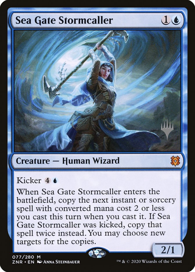 Sea Gate Stormcaller (Promo Pack) [Zendikar Rising Promos] | Clutch Gaming