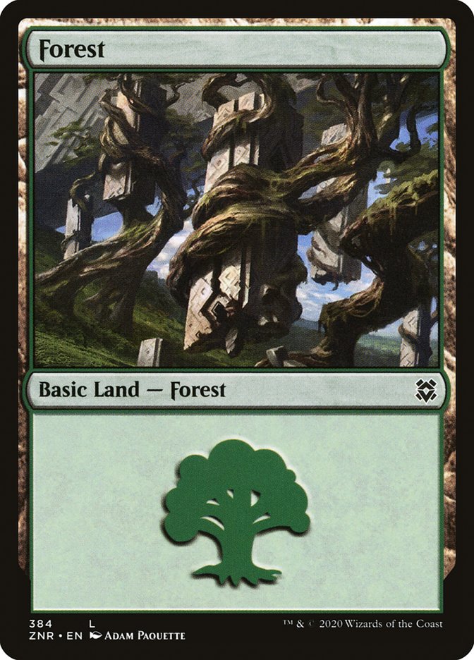 Forest (384) [Zendikar Rising] | Clutch Gaming