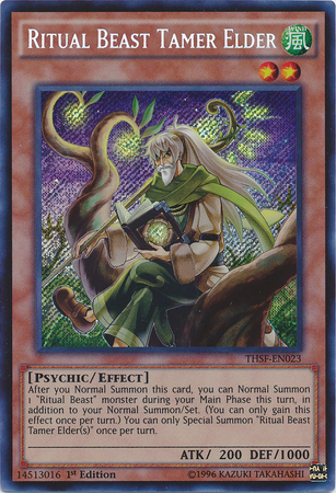 Ritual Beast Tamer Elder [THSF-EN023] Secret Rare | Clutch Gaming