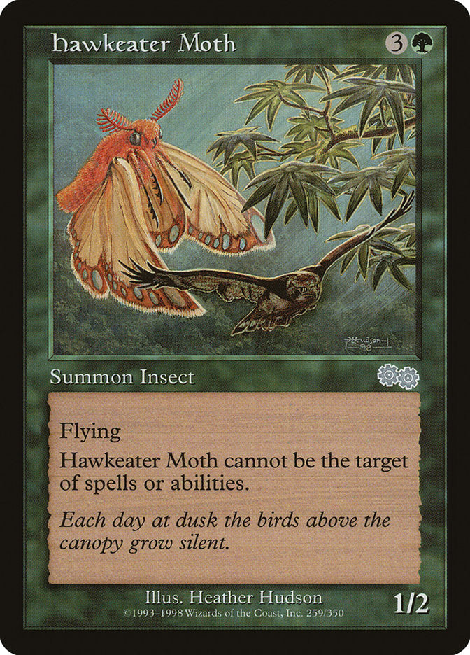 Hawkeater Moth [Urza's Saga] | Clutch Gaming