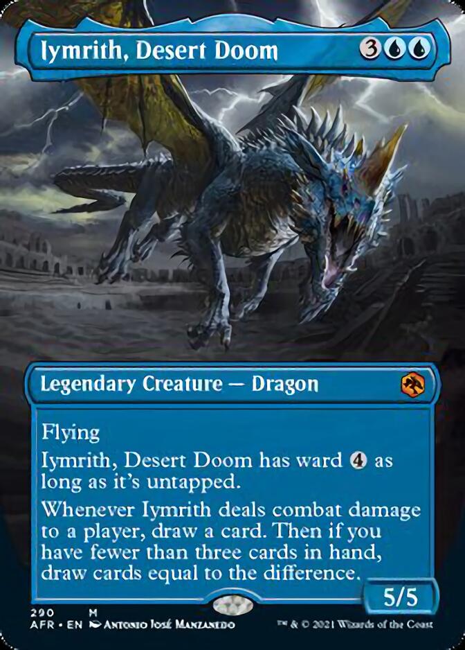 Iymrith, Desert Doom (Borderless Alternate Art) [Dungeons & Dragons: Adventures in the Forgotten Realms] | Clutch Gaming