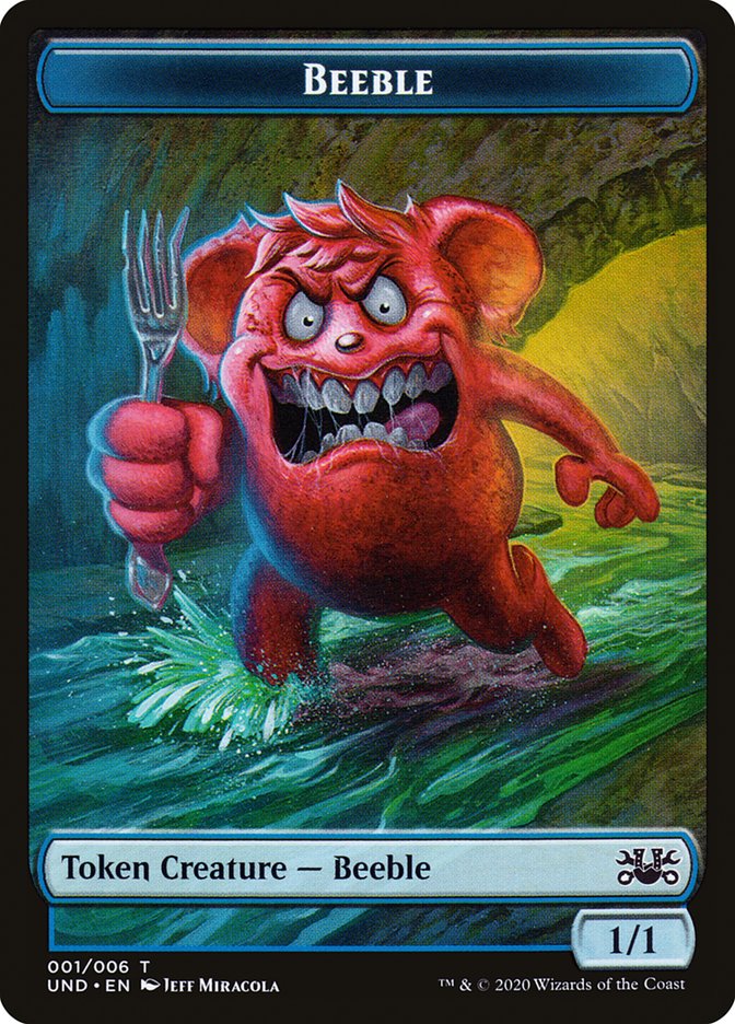 Beeble // Dragon Double-Sided Token [Unsanctioned Tokens] | Clutch Gaming