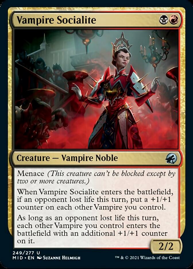 Vampire Socialite [Innistrad: Midnight Hunt] | Clutch Gaming