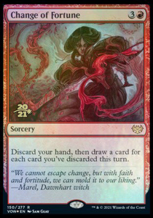 Change of Fortune [Innistrad: Crimson Vow Prerelease Promos] | Clutch Gaming