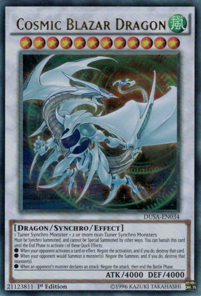 Cosmic Blazar Dragon [DUSA-EN034] Ultra Rare | Clutch Gaming