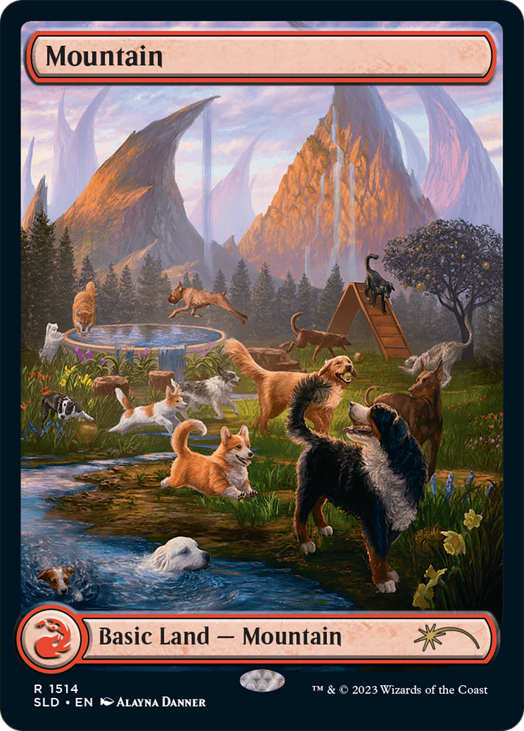 Mountain (1514) [Secret Lair Commander Deck: Raining Cats and Dogs] | Clutch Gaming