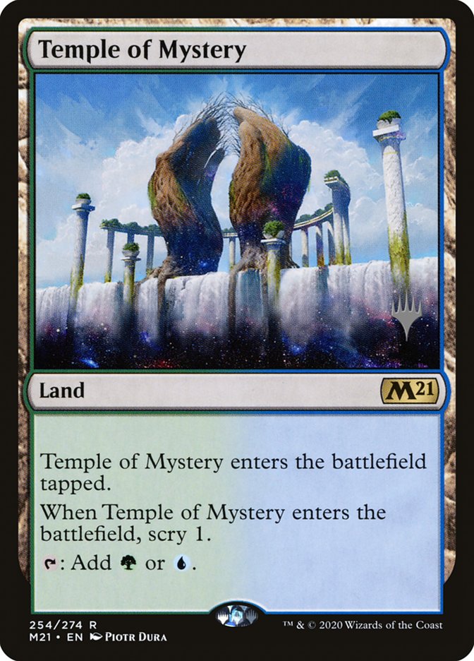 Temple of Mystery (Promo Pack) [Core Set 2021 Promos] | Clutch Gaming