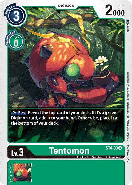 Tentomon [ST4-03] (Official Tournament Pack Vol.3) [Starter Deck: Giga Green Promos] | Clutch Gaming