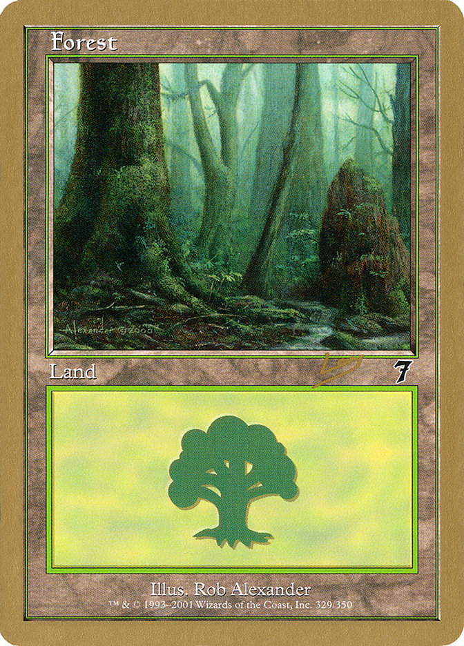 Forest (rl329) (Raphael Levy) [World Championship Decks 2002] | Clutch Gaming