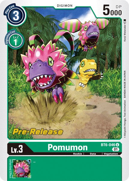 Pomumon [BT6-046] [Double Diamond Pre-Release Cards] | Clutch Gaming