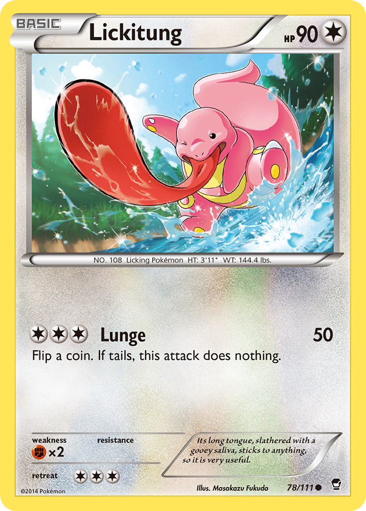 Lickitung (78/111) [XY: Furious Fists] | Clutch Gaming