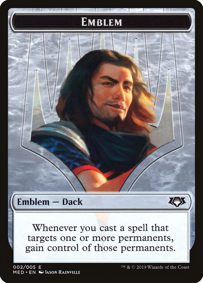 Dack Fayden Emblem [Mythic Edition Tokens] | Clutch Gaming