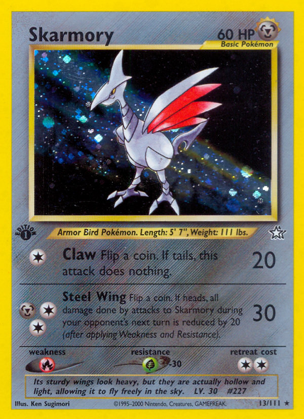 Skarmory (13/111) [Neo Genesis 1st Edition] | Clutch Gaming