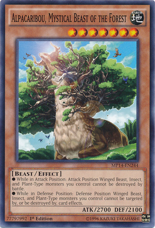 Alpacaribou, Mystical Beast of the Forest [MP14-EN244] Common | Clutch Gaming