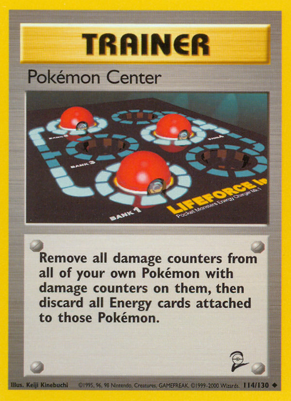 Pokemon Center (114/130) [Base Set 2] | Clutch Gaming