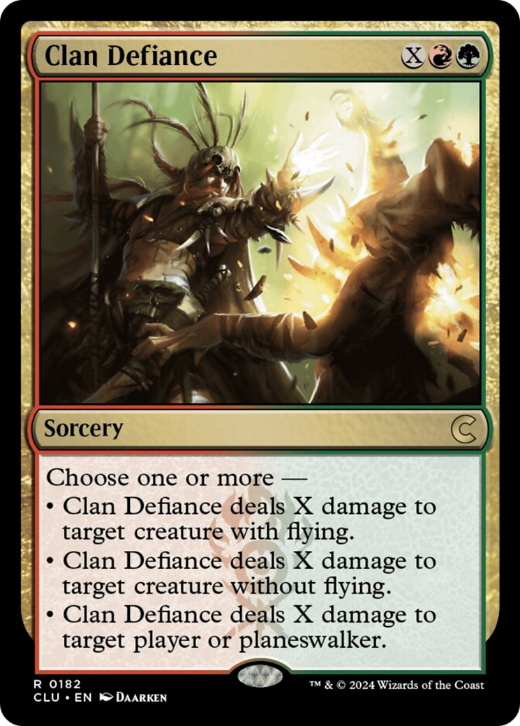 Clan Defiance [Ravnica: Clue Edition] | Clutch Gaming