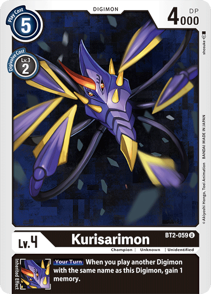 Kurisarimon [BT2-059] [Release Special Booster Ver.1.0] | Clutch Gaming