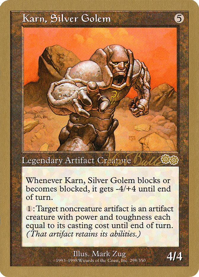 Karn, Silver Golem (Kai Budde) [World Championship Decks 1999] | Clutch Gaming