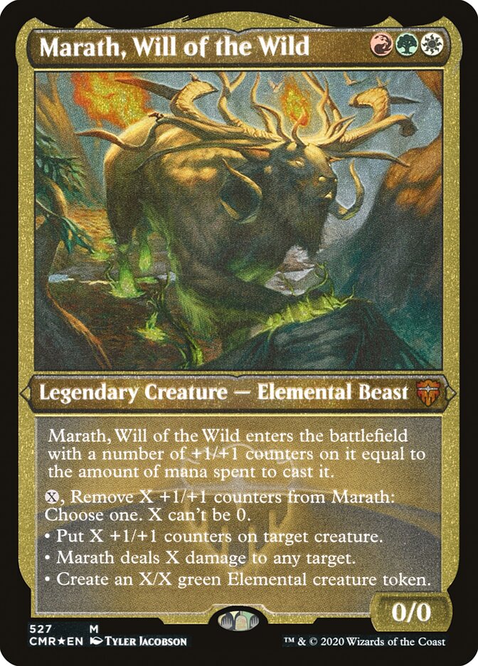 Marath, Will of the Wild (Etched) [Commander Legends] | Clutch Gaming