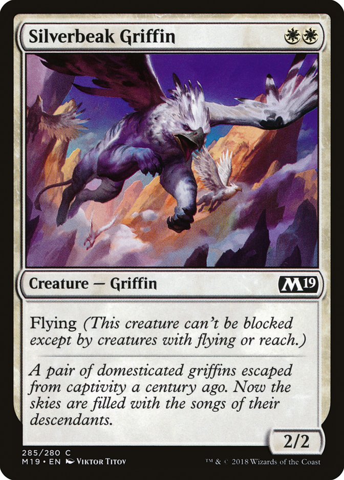 Silverbeak Griffin [Core Set 2019] | Clutch Gaming