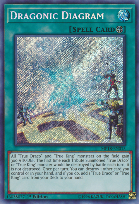 Dragonic Diagram [MP18-EN015] Secret Rare | Clutch Gaming