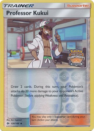 Professor Kukui (128/149) (Regional Championship Promo) [Sun & Moon: Base Set] | Clutch Gaming