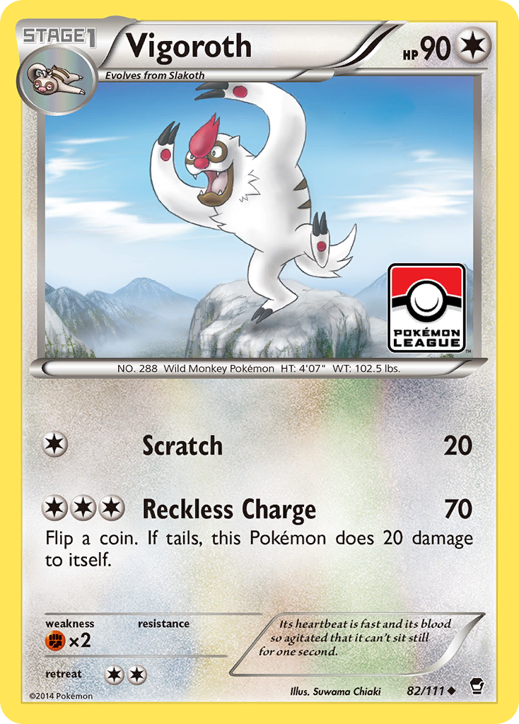 Vigoroth (82/111) [XY: Furious Fists] | Clutch Gaming