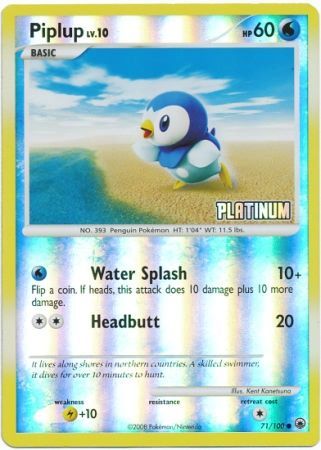 Piplup (71/100) [Burger King Promos: 2009 Collection] | Clutch Gaming