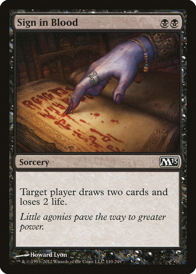 Sign in Blood [Magic 2013] | Clutch Gaming